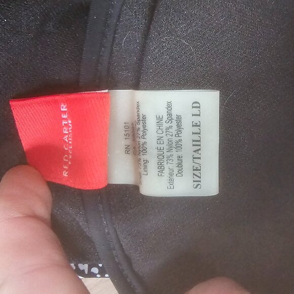 Red Carter Two-Piece Bikini – Size L – Black & White Mandala Print - Picture 2 of 3